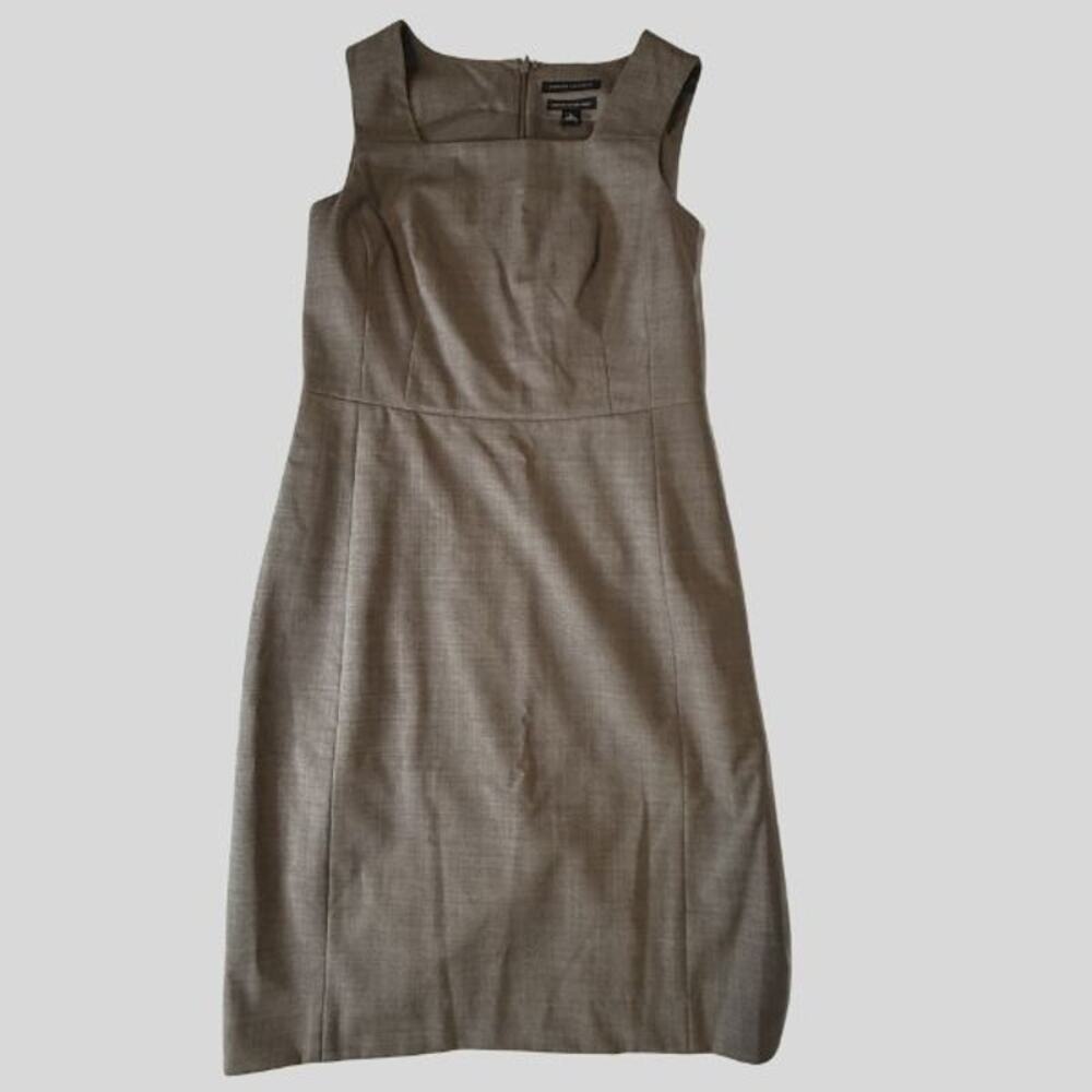 Banana Republic Gray Italian Wool Blend Pencil Dress - Size 6 - Career Chic